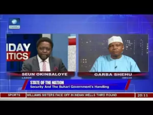 Video: Security Situations - Some People Sees It As A Strategy To Winning Election, Garba Shehu